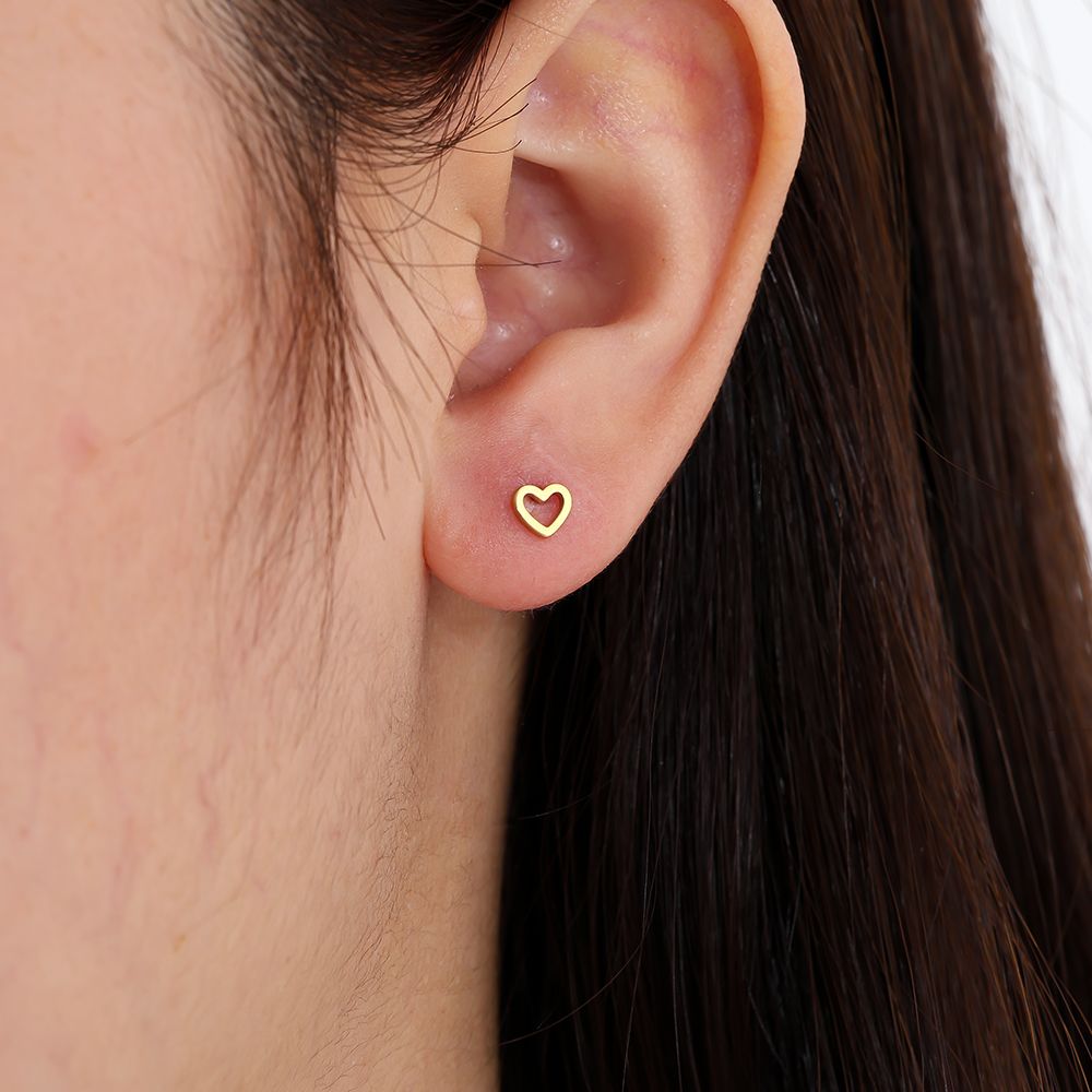 Hollow Heart Piercing