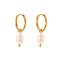 Summer Pearl Hoops