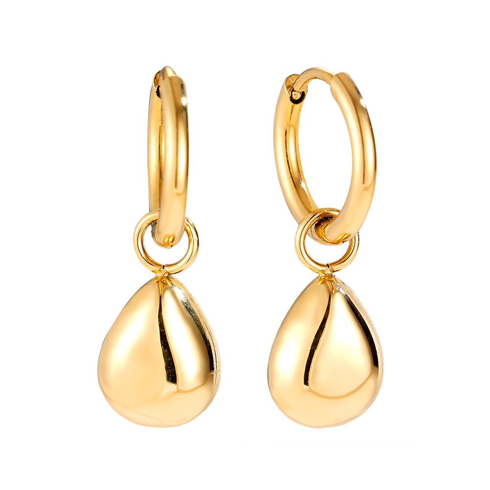Teardrop Hoops