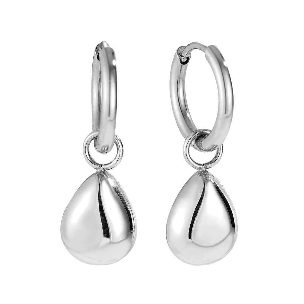 Teardrop Hoops