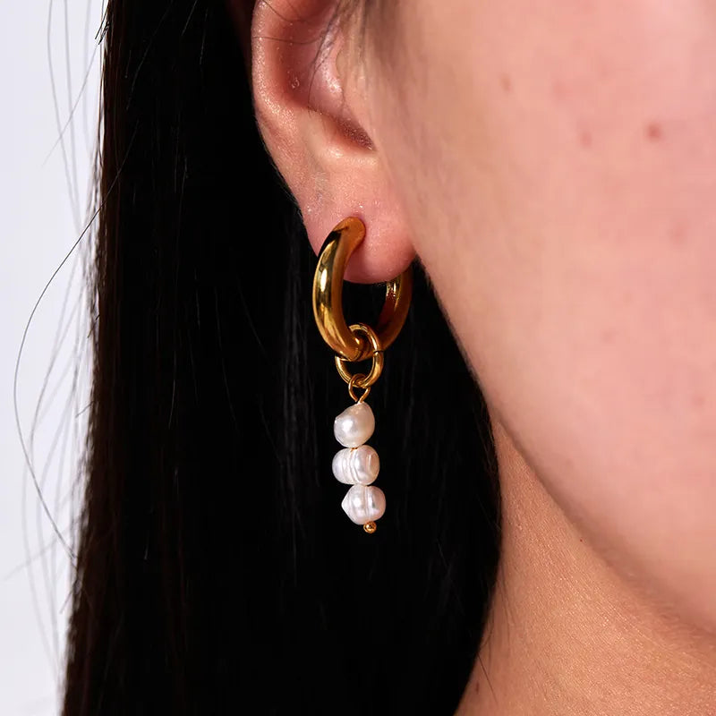 Tres Perlas Hoops