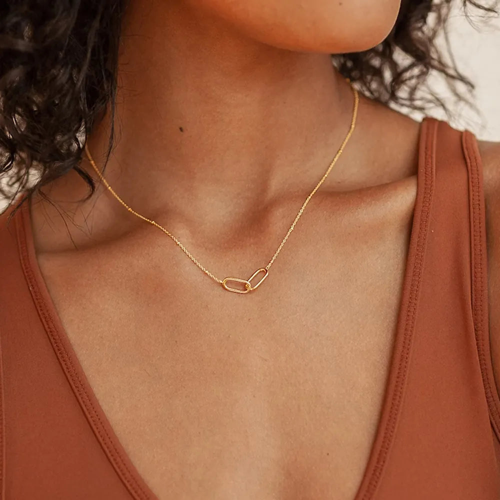 Linked Bubble Necklace