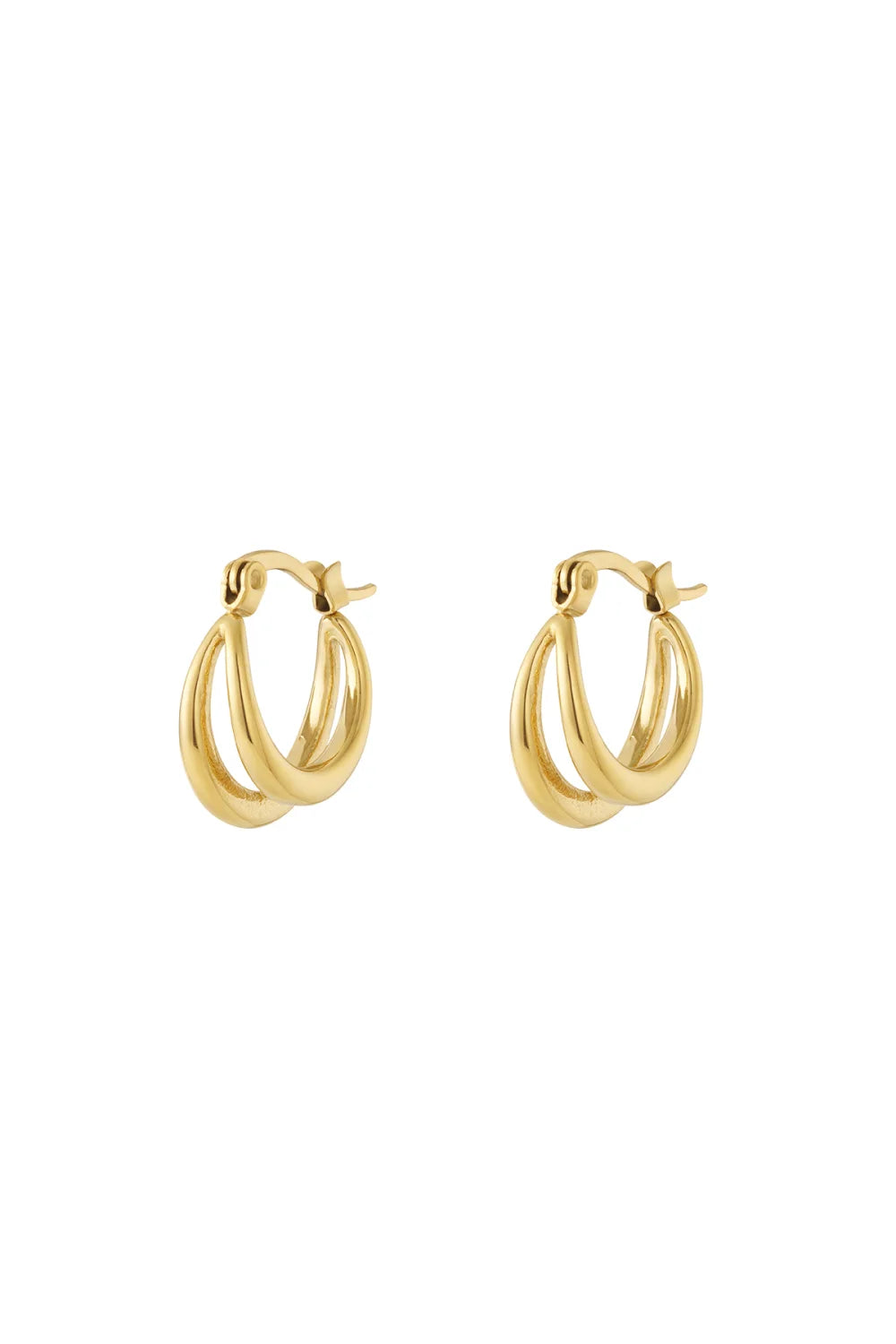 Lola Double Hoops