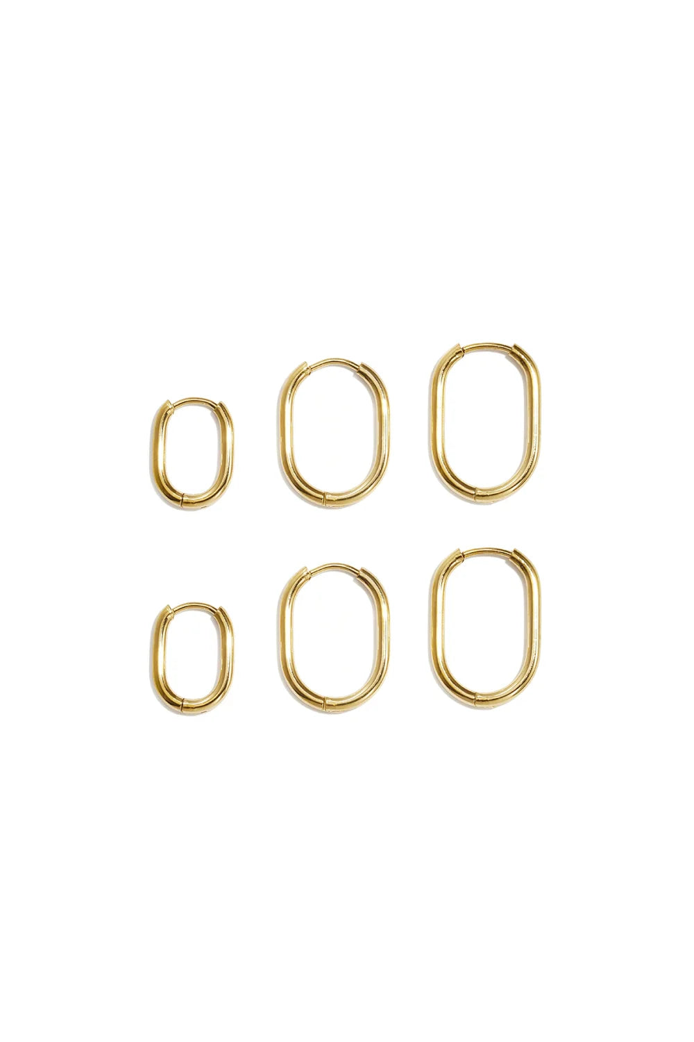 Plain Oval Hoops