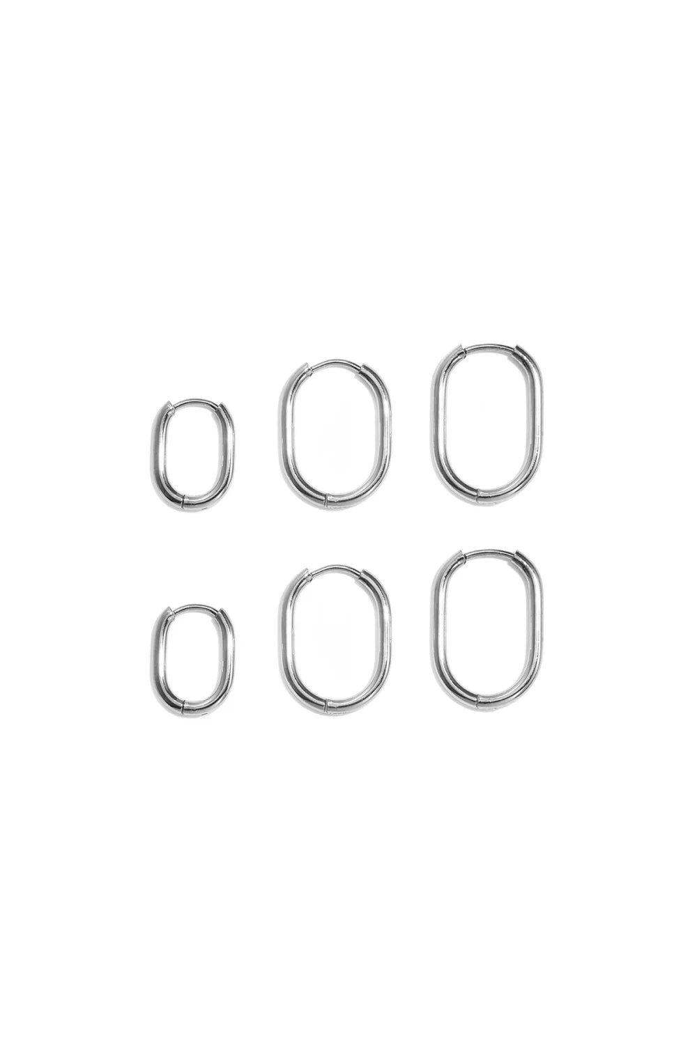 Plain Oval Hoops