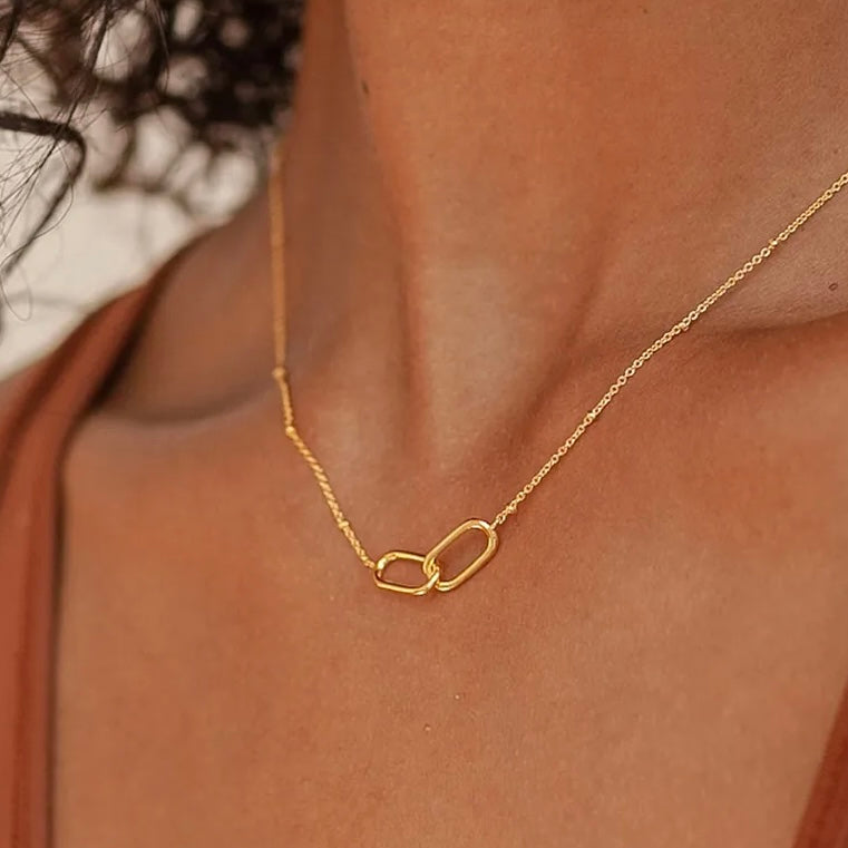 Linked Bubble Necklace