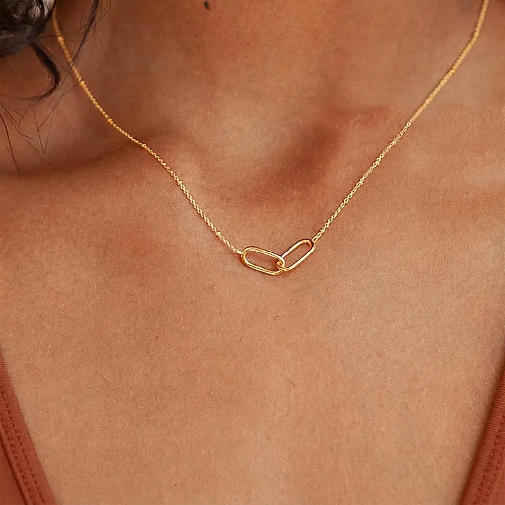 Linked Bubble Necklace