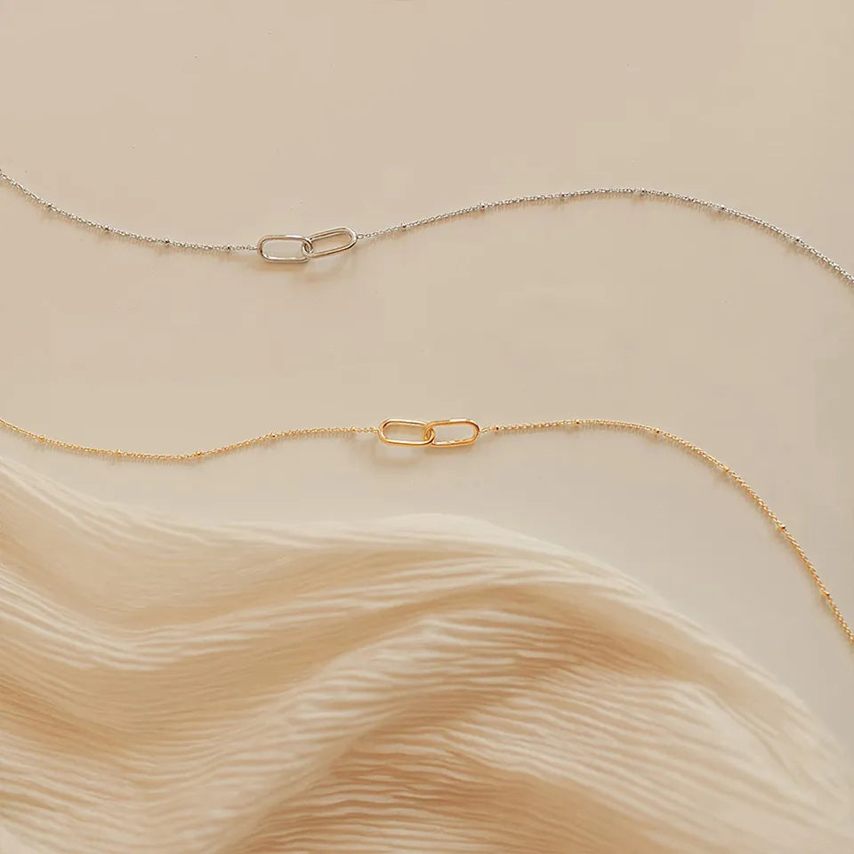 Linked Bubble Necklace