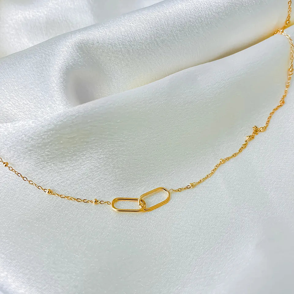 Linked Bubble Necklace