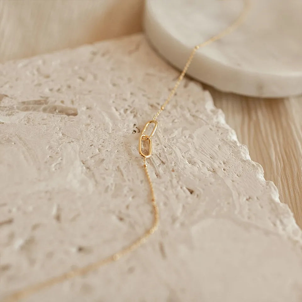 Linked Bubble Necklace