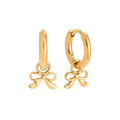Small Ribbon Hoops