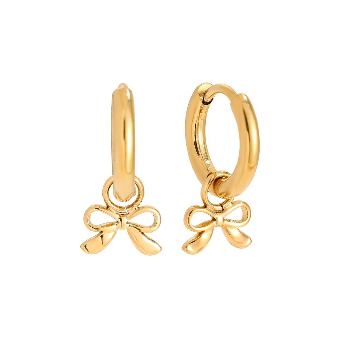 Small Ribbon Hoops