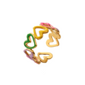 Colorful Hearts Ring