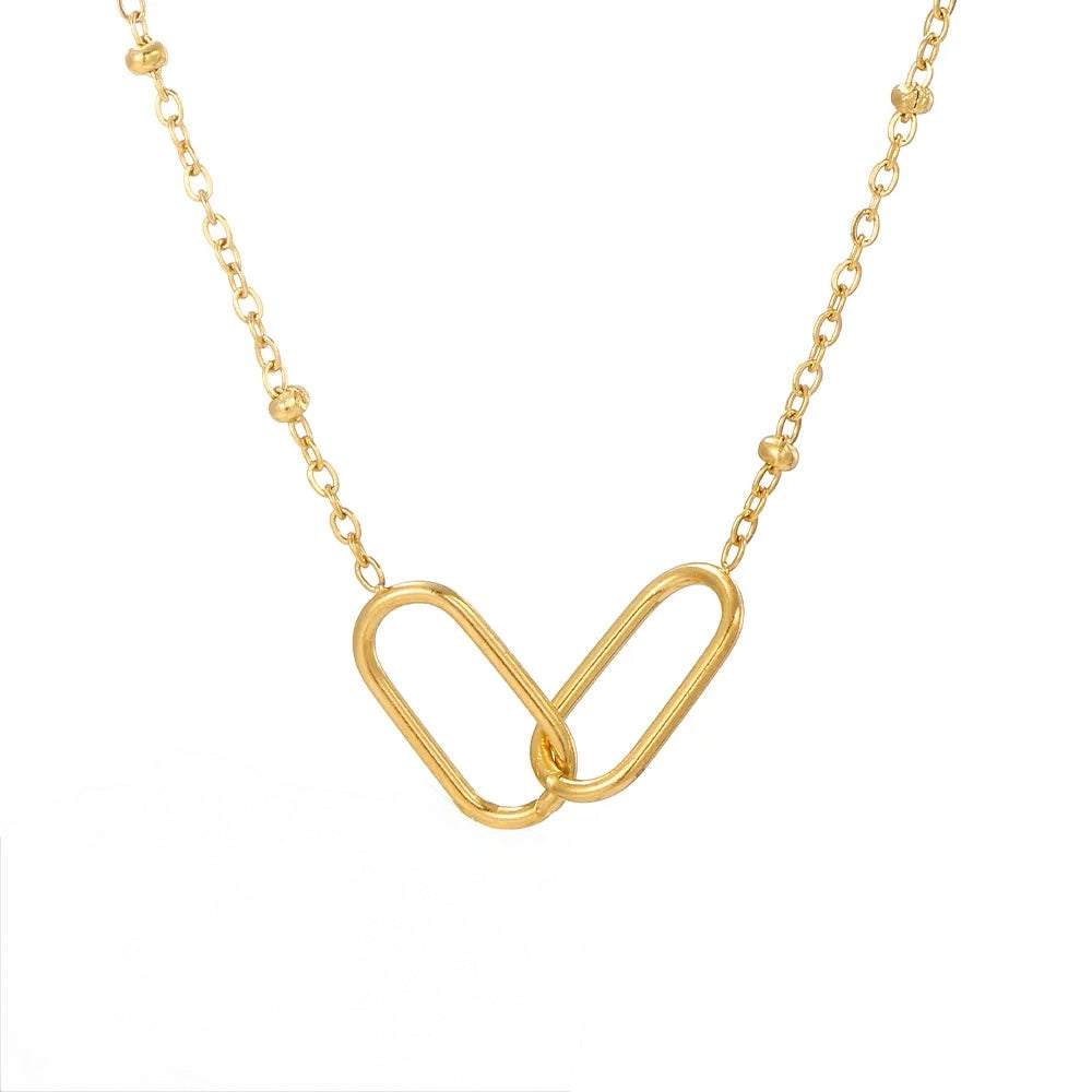 Linked Bubble Necklace