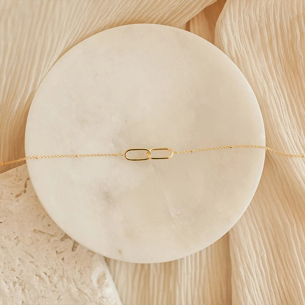 Linked Bubble Necklace