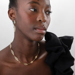 Tripple Oval Link Earrings