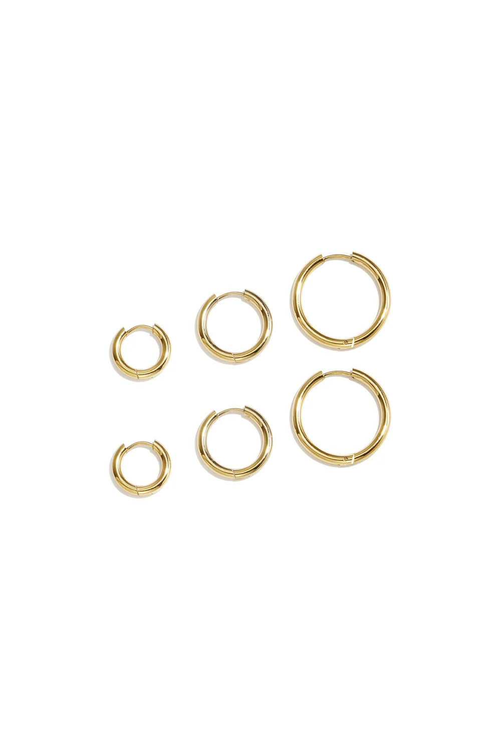 Thick Plain Hoops