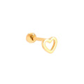 Hollow Heart Piercing