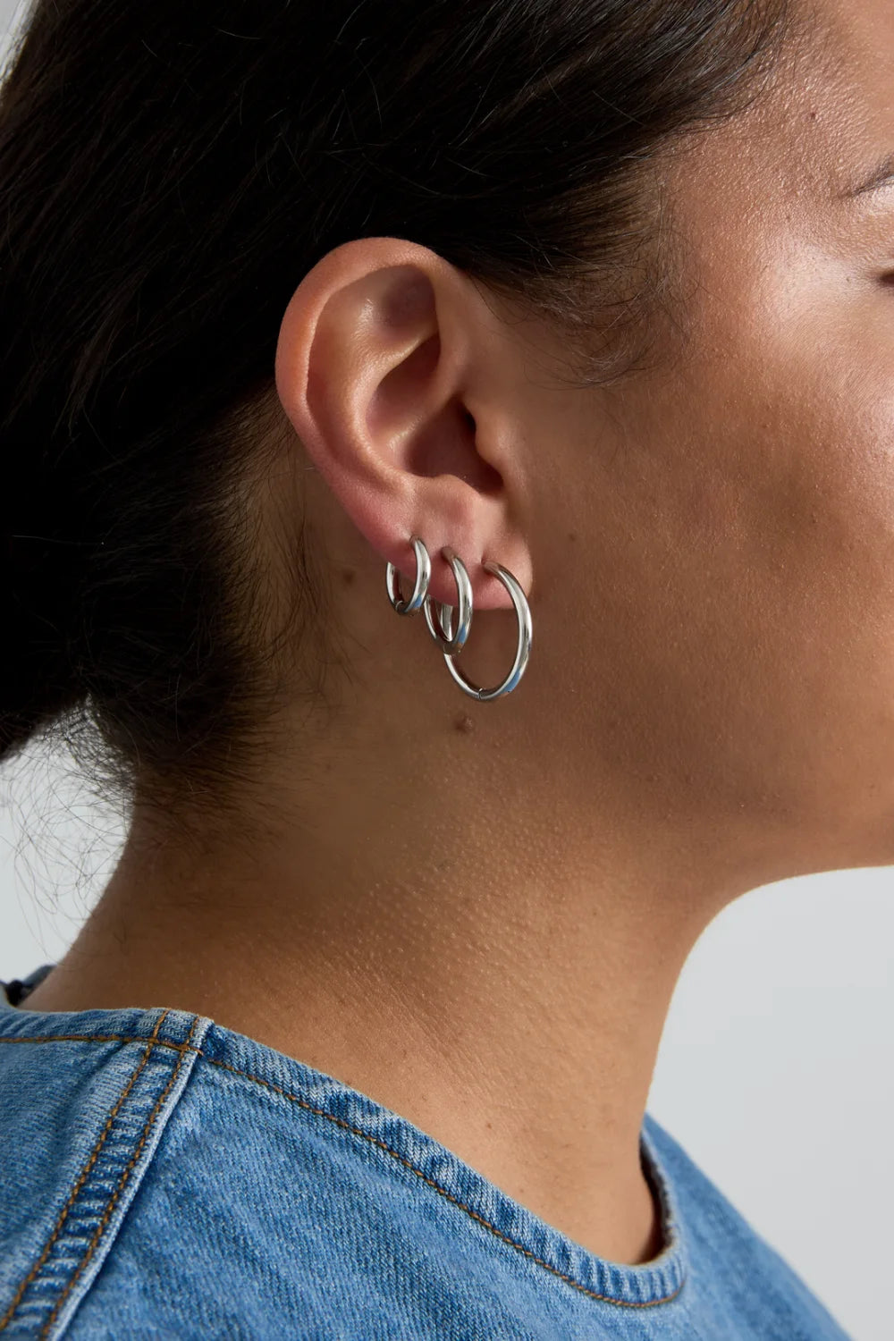Thick Plain Hoops