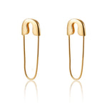 Safety Pin Hoops