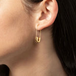 Safety Pin Hoops