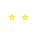 Colourful Star Studs