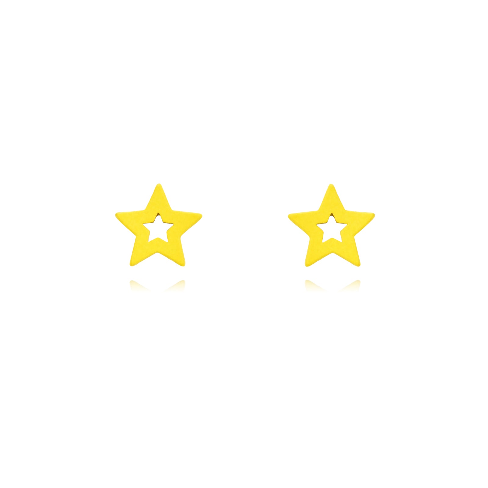 Colourful Star Studs