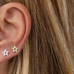 Colourful Buzz Star Studs