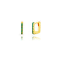 Shiny Square Hoops