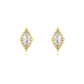 Shiny Rhombus Studs