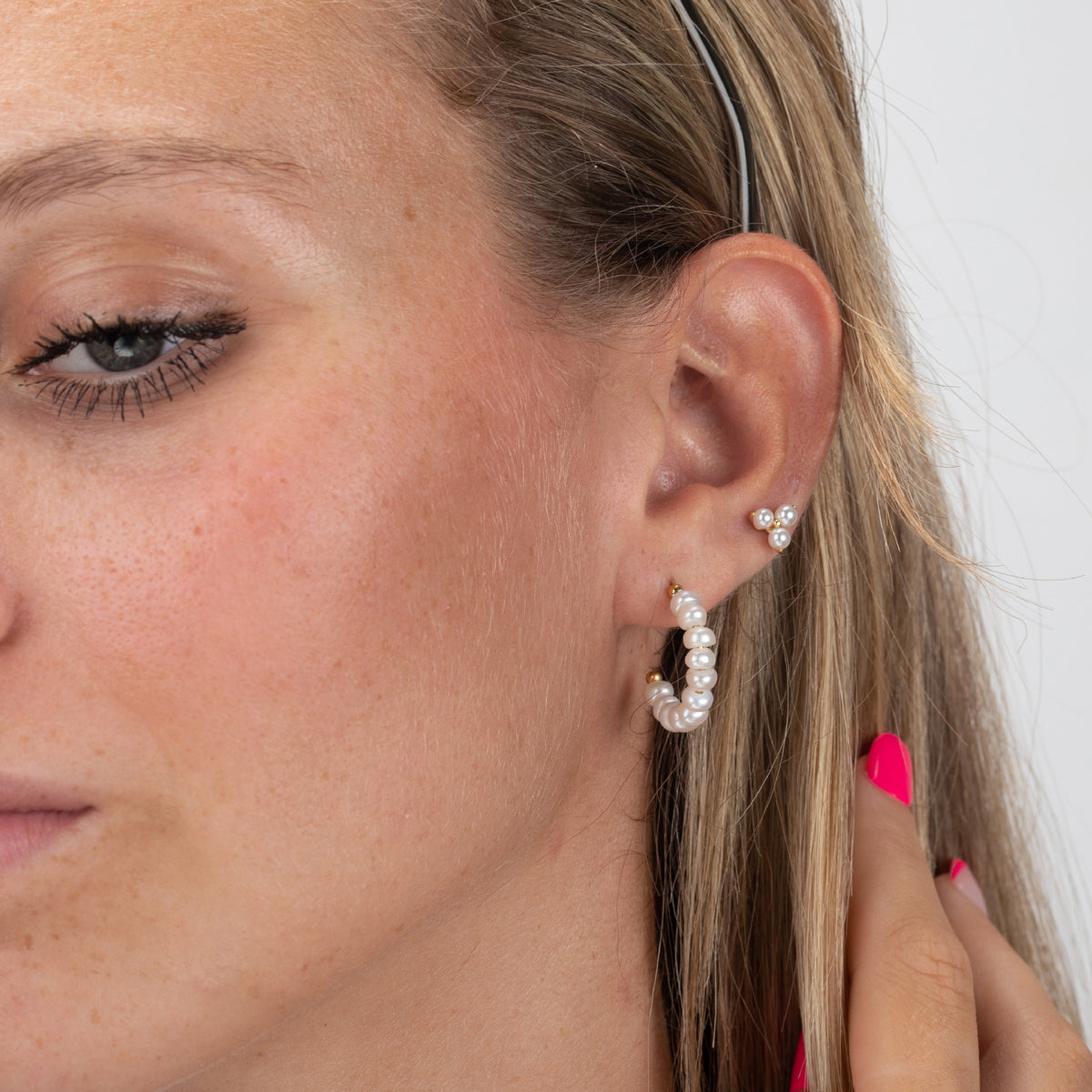 Pearl Trio Studs