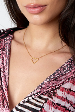 Doted Heart Necklace
