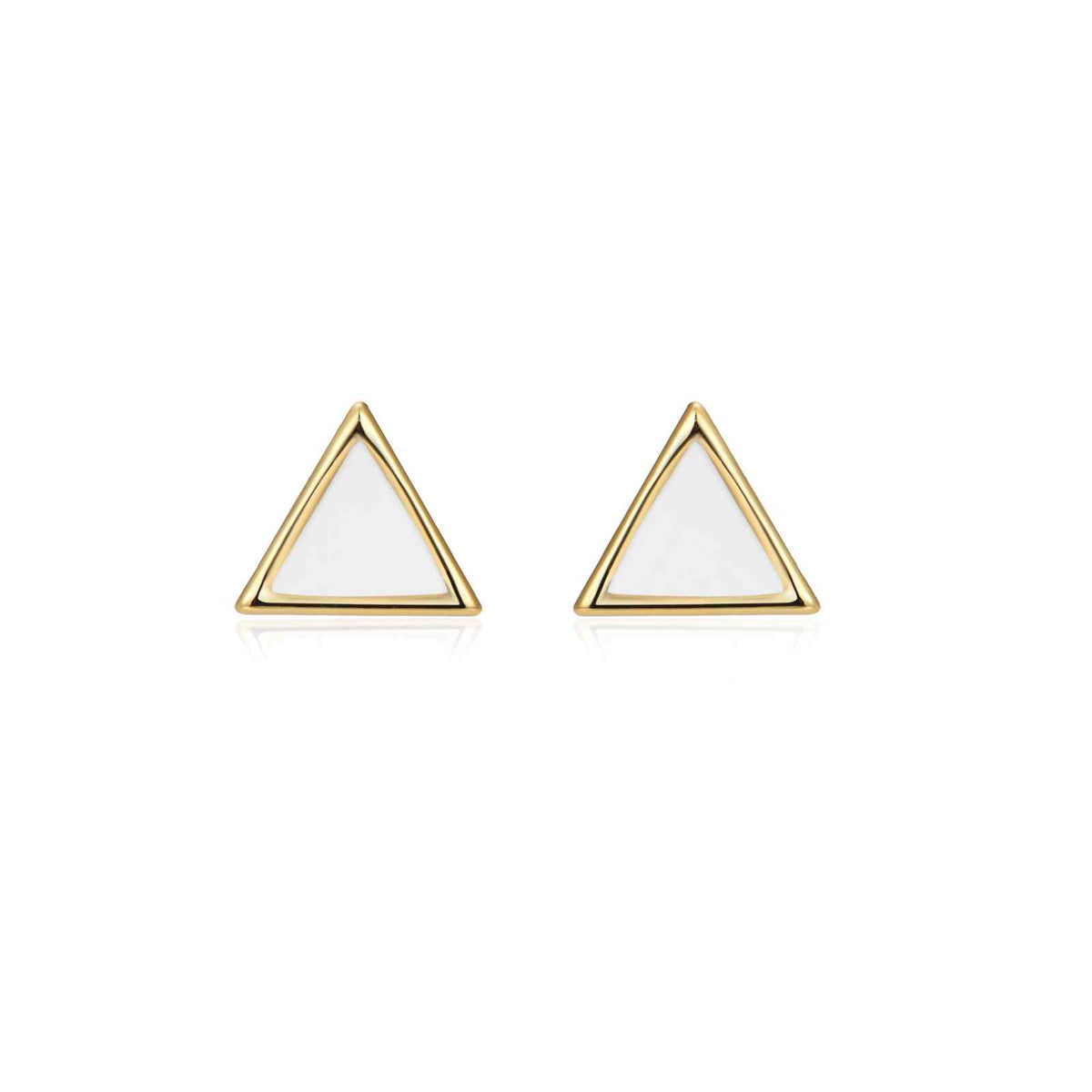 Colorful Triangle Studs