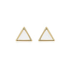 Colorful Triangle Studs
