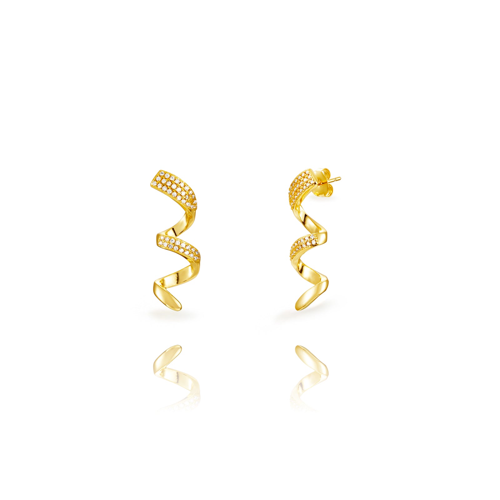 Elegant Spiral Earrings
