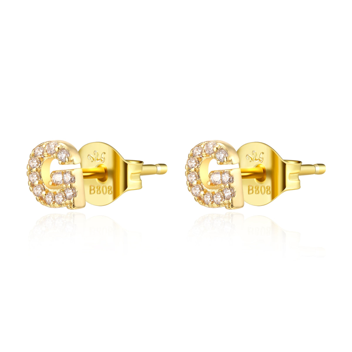 Initials Studs