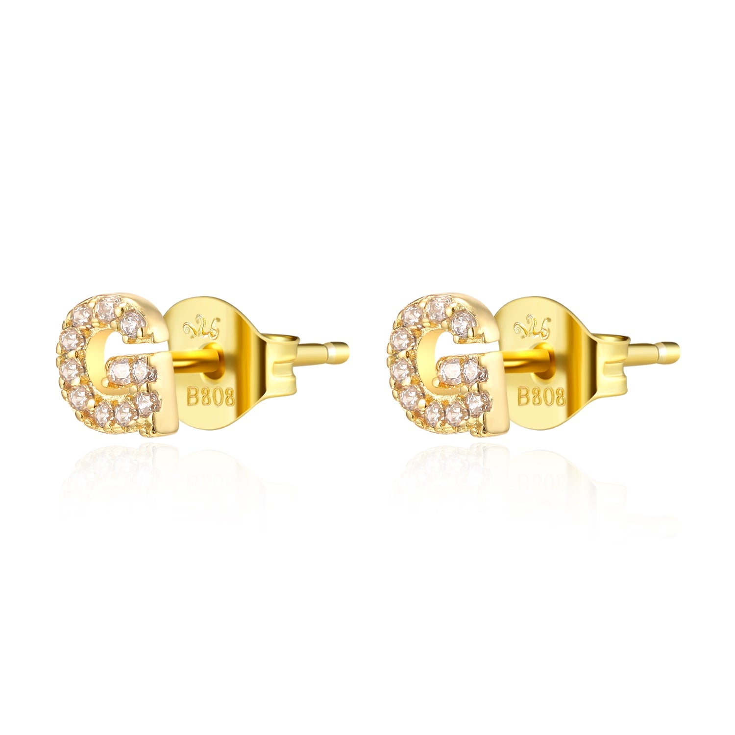 Initials Studs