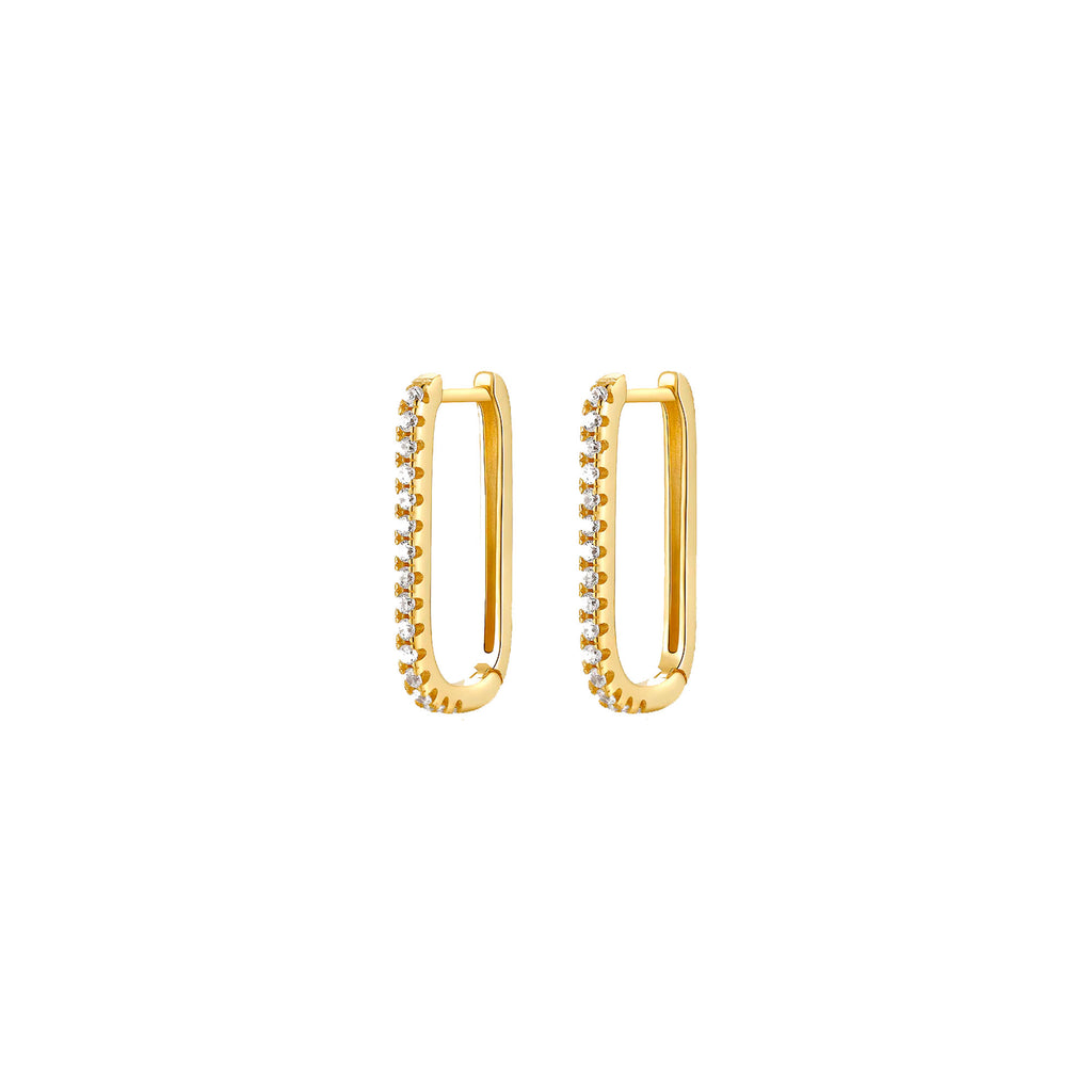Shiny Oval Hoops