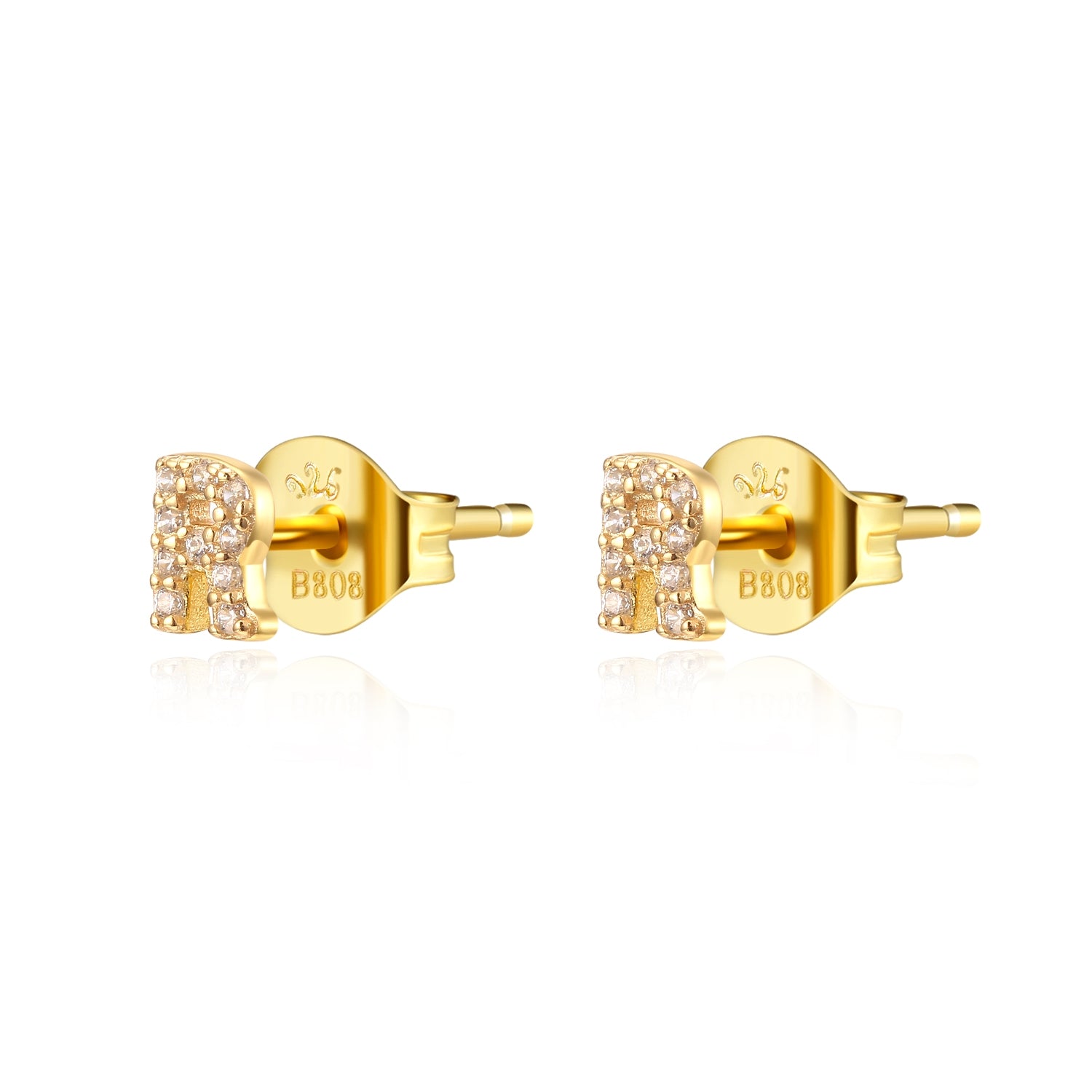 Initials Studs