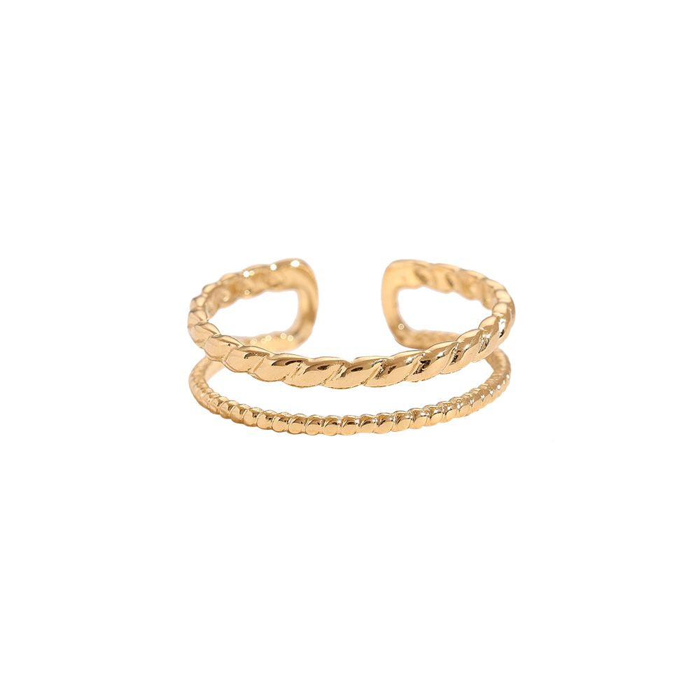 Double Twist Ring