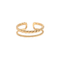 Double Twist Ring