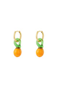 Glassy Orange Hoops