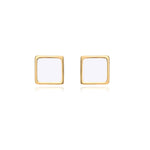 Colorful Square Studs