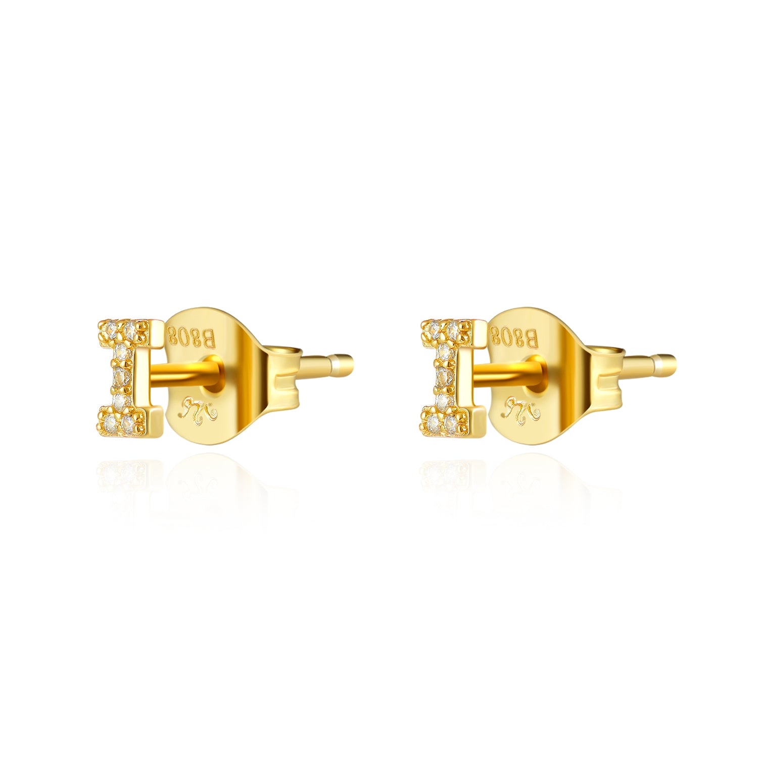 Initials Studs