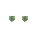 Bright Heart Studs