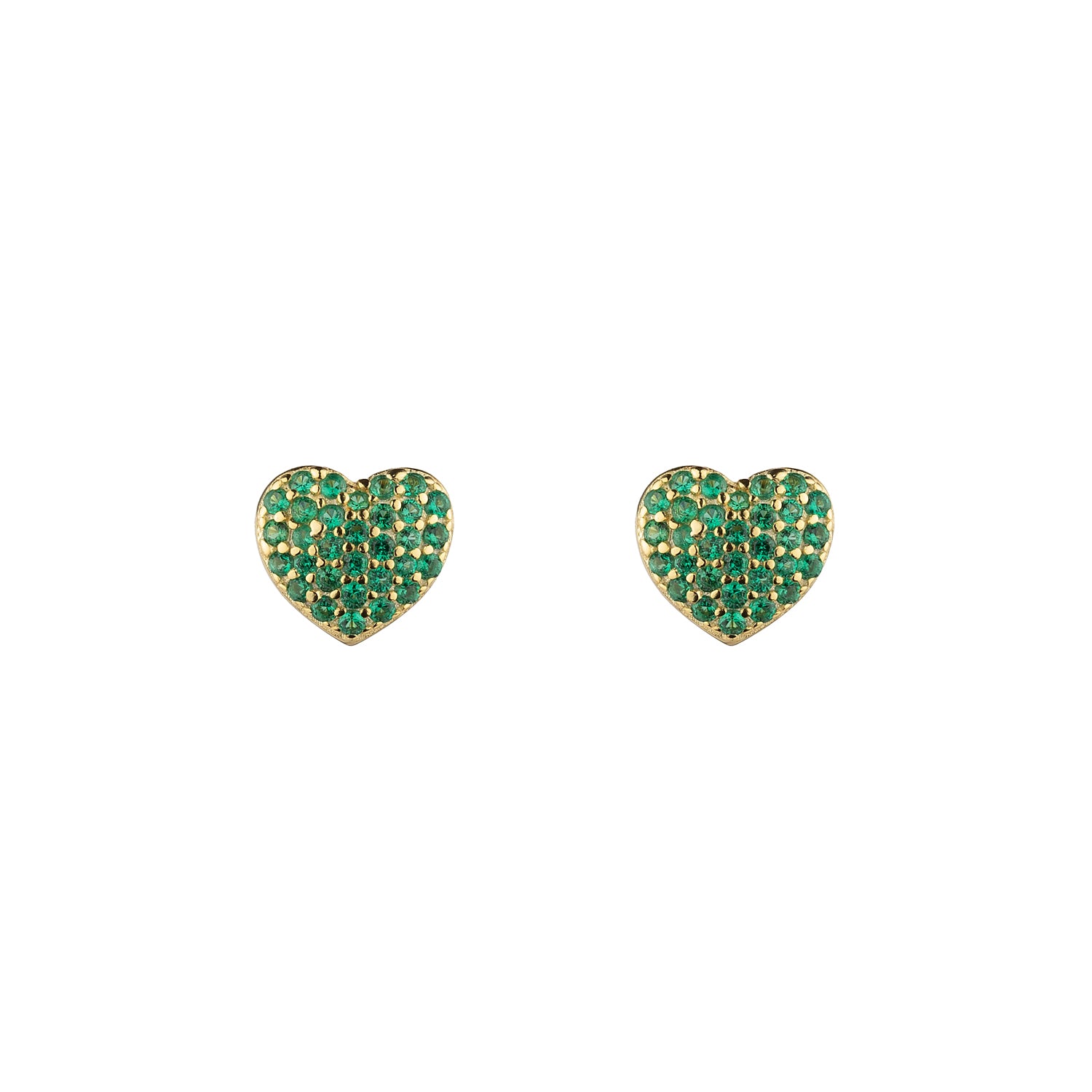 Bright Heart Studs
