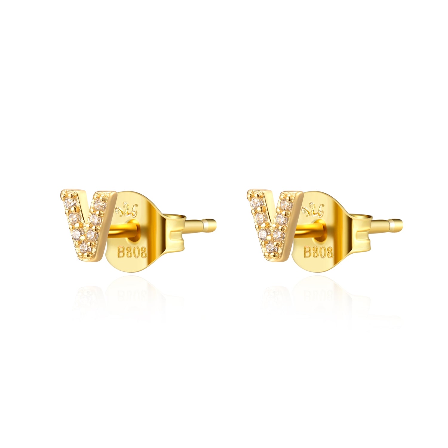 Initials Studs