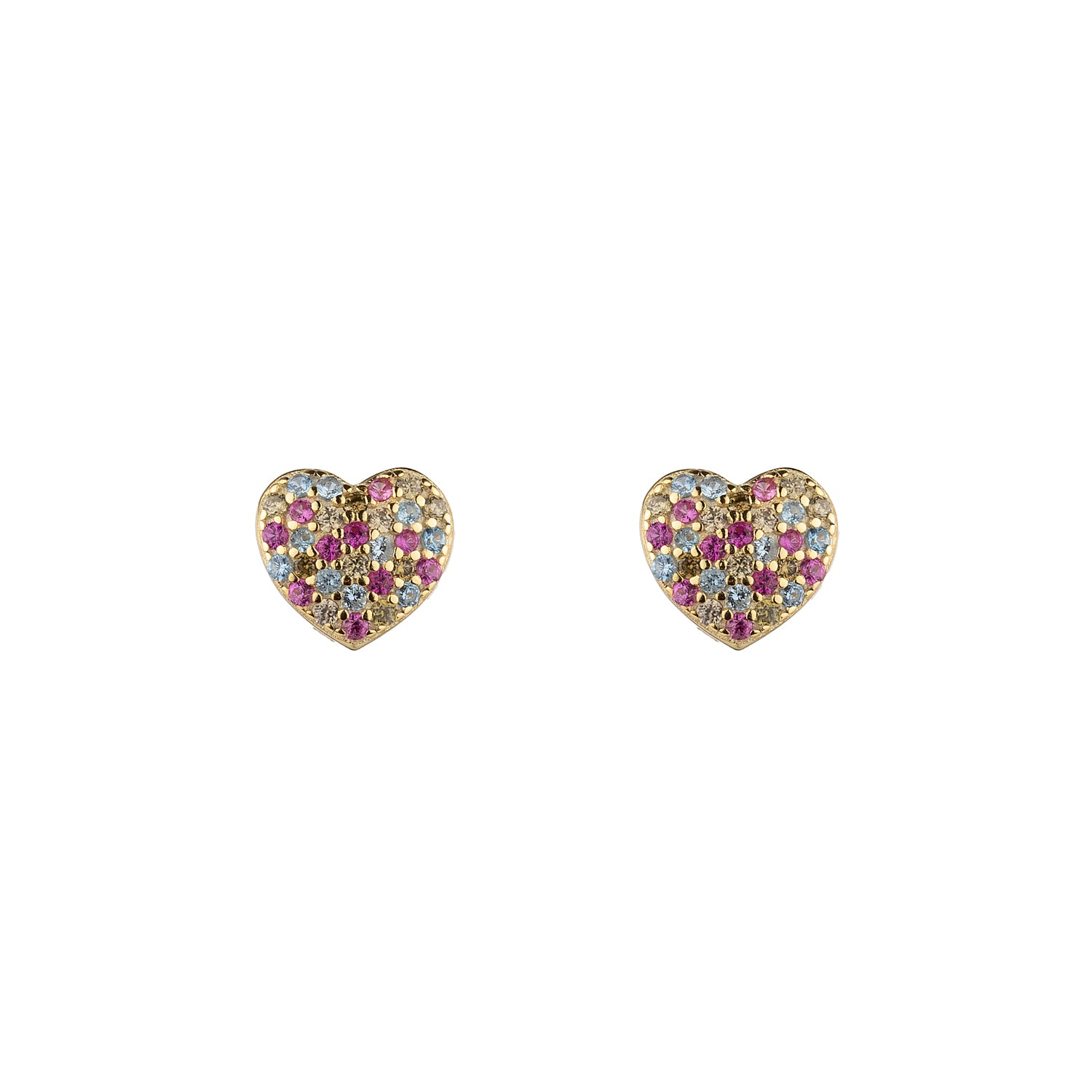 Bright Heart Studs