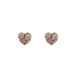 Bright Heart Studs