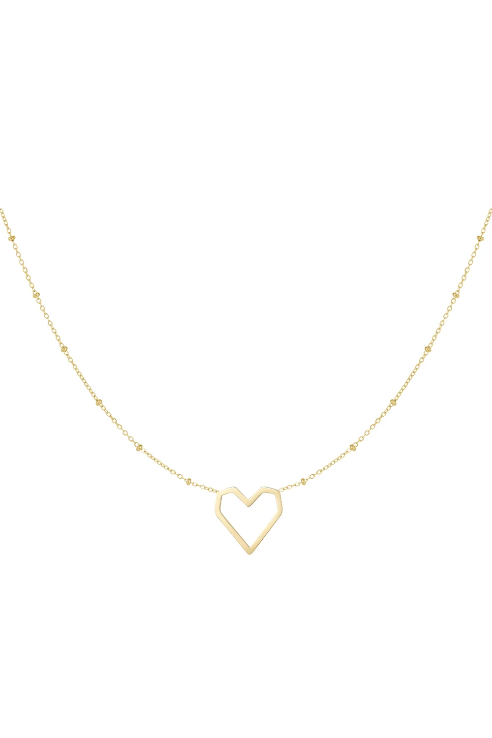 Doted Heart Necklace